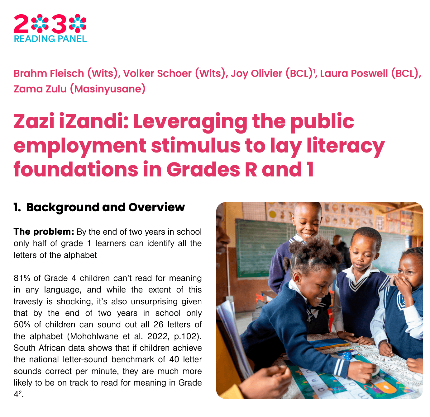 Zazi iZandi research in action